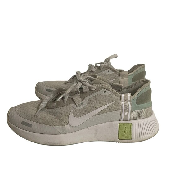 Nike Reposto Women's Size 9 Ivory & Mint Mesh Athletic Shoes Sneakers CZ5630-013 - Picture 4 of 13